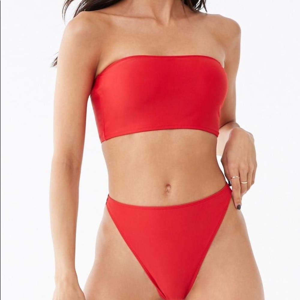 High waisted bikini set